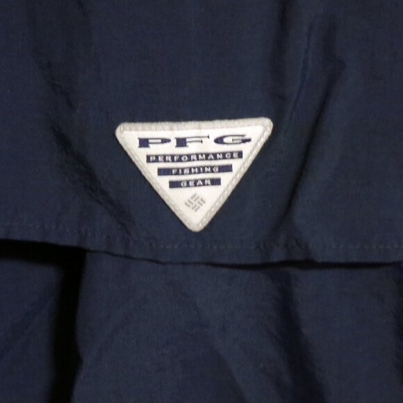 Columbia Shirt Mens 4XT Long Sleeve Button PFG Omni Shade Vented Fishing Blue - Picture 6 of 9